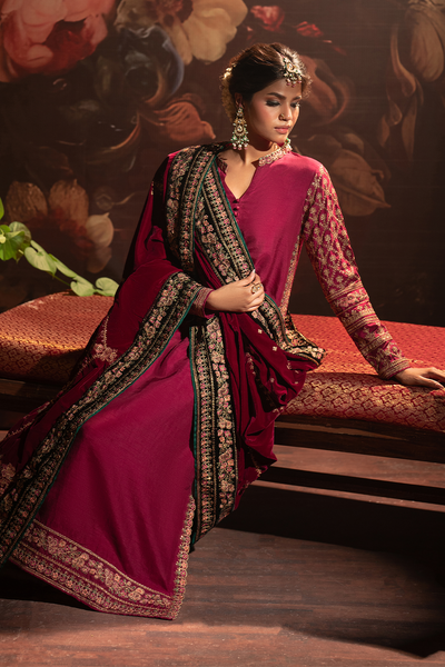 Iznik | Exclusive Velvet | IV-42 -  Iznik Ladies Clothes - Original Designer Dress - House of Maryam