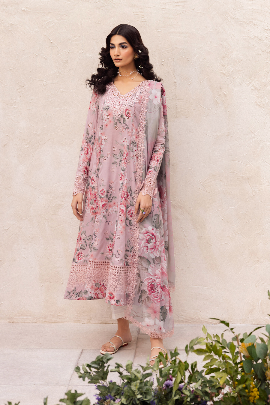 Iznik | Dahlia Embroidered Lawn | DL-09