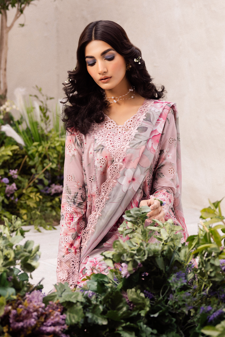 Iznik | Dahlia Embroidered Lawn | DL-09