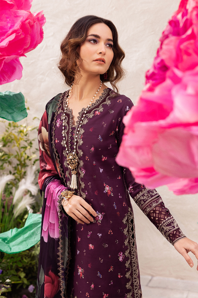 Iznik | Dahlia Embroidered Lawn | DL-06 -  Iznik Luxury - Original Designer Dress - House of Maryam