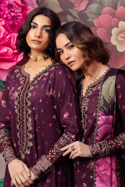 Iznik | Dahlia Embroidered Lawn | DL-06 -  Iznik Luxury - Original Designer Dress - House of Maryam