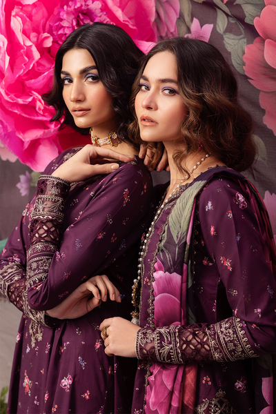 Iznik | Dahlia Embroidered Lawn | DL-06 -  Iznik Luxury - Original Designer Dress - House of Maryam