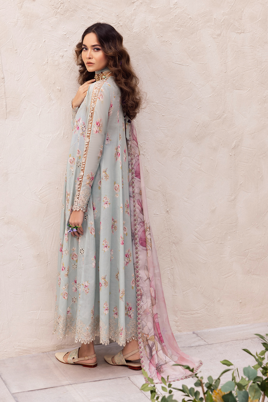 Iznik | Dahlia Embroidered Lawn | DL-10