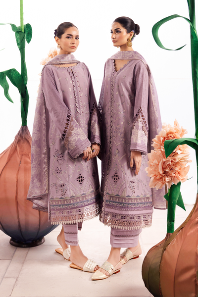 Iznik | Dahlia Embroidered Lawn | DL-04 -  Iznik Luxury - Original Designer Dress - House of Maryam