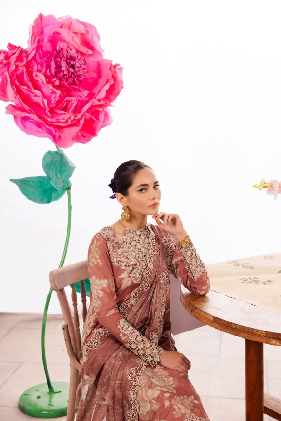 Iznik | Dahlia Embroidered Lawn | DL-12