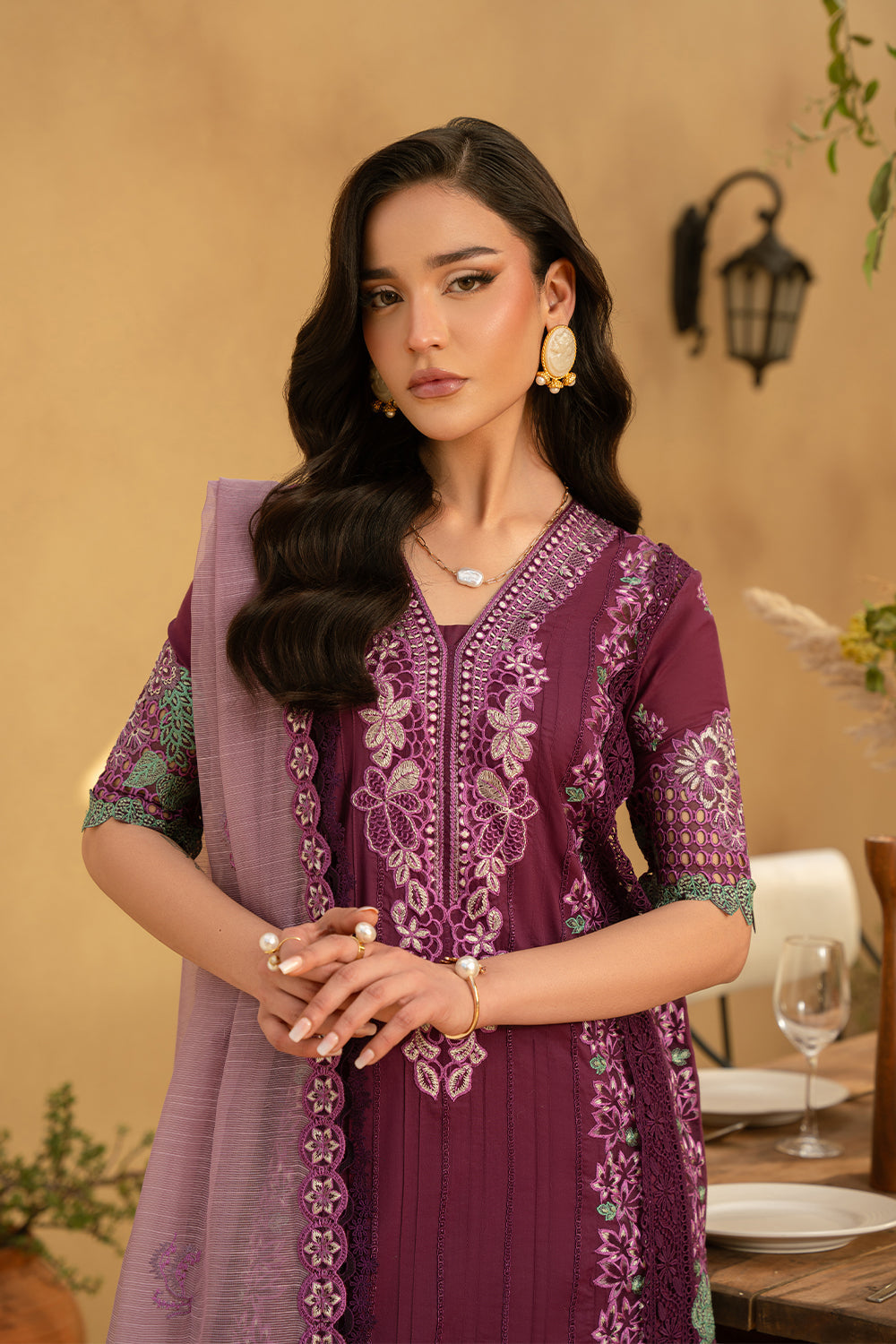 Saira Rizwan | Luxury Lawn 25 | VALERIE-SRL25-11 -  Saira Rizwan Ladies Clothes - Original Designer Dress - House of Maryam