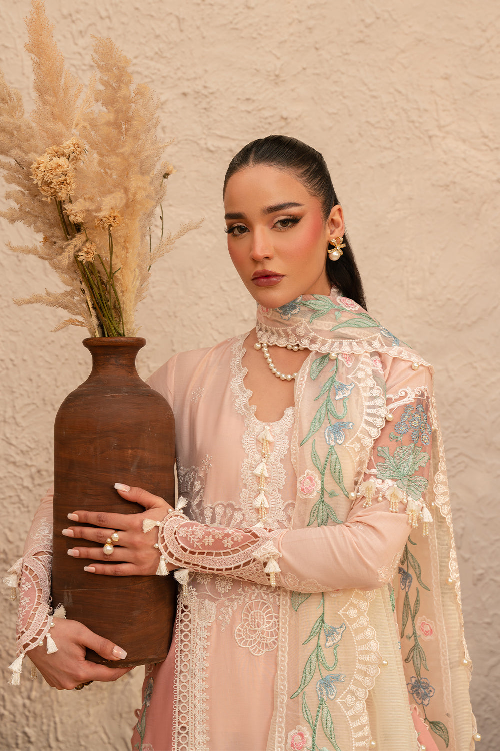 Saira Rizwan | Luxury Lawn 25 | FREYA-SRL25-09 -  Saira Rizwan Ladies Clothes - Original Designer Dress - House of Maryam
