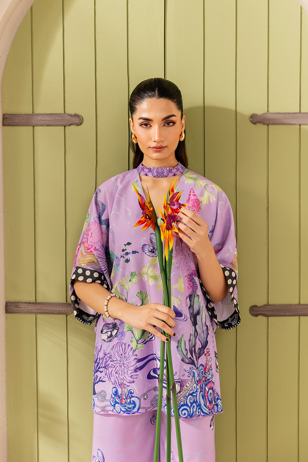 Saira Rizwan | Silk Coords 25 | LILAC LUSH - SRSP-25-10-3