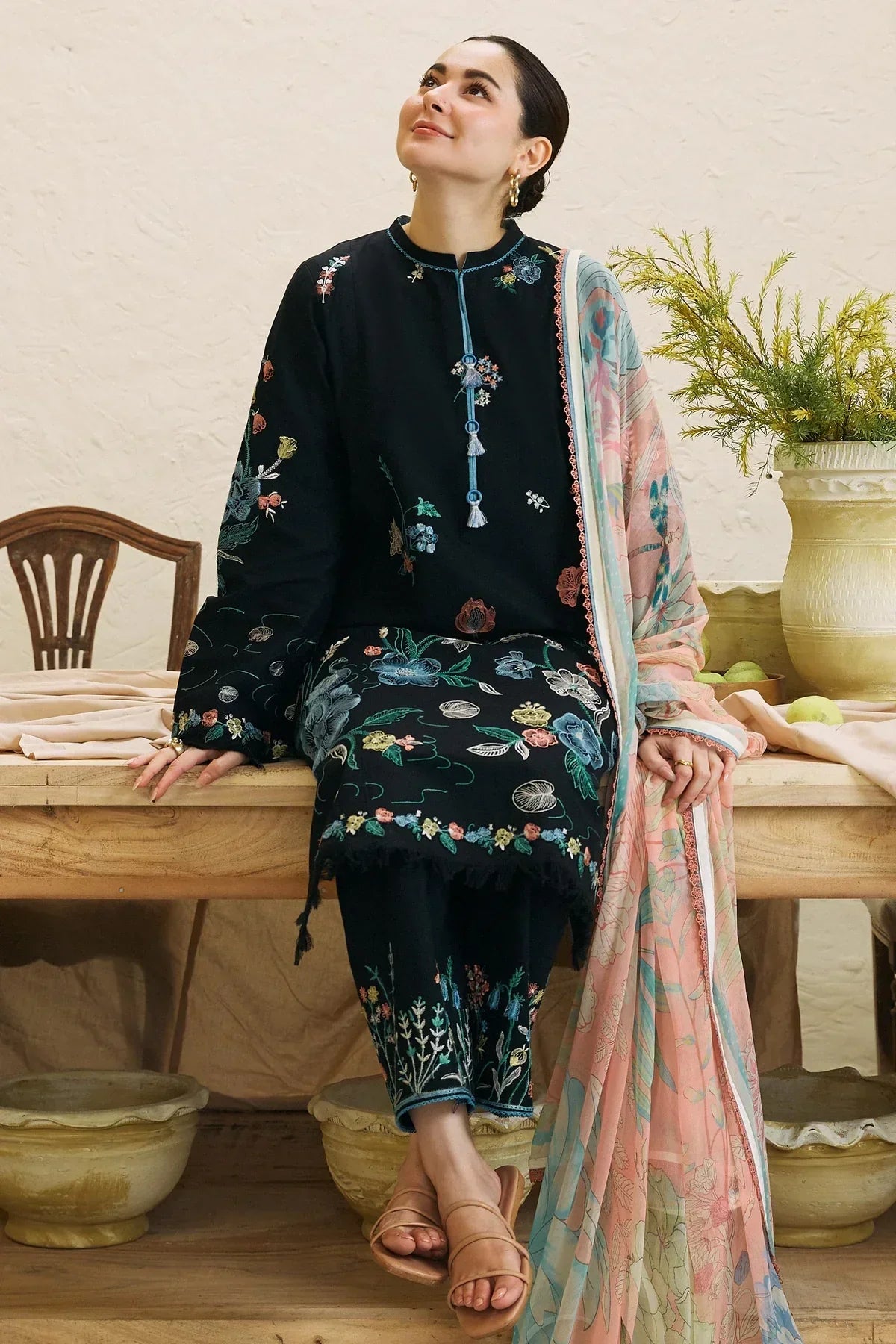 Zara Shahjahan | Coco Lawn 24 | JABEEN-6B -  Zara Shahjahan Luxury - Original Designer Dress - House of Maryam