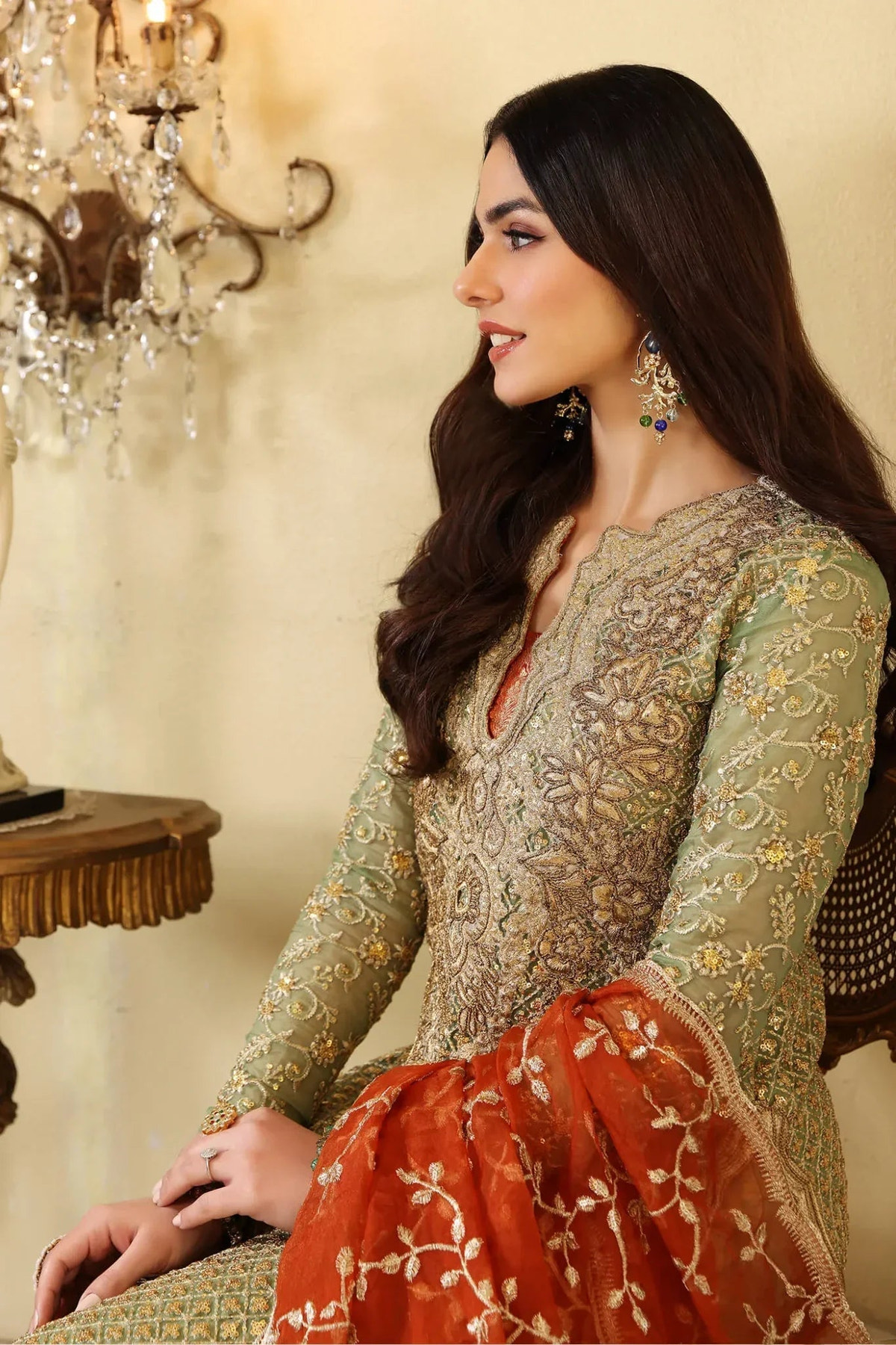 Musferah Saad | Enchante Formals | Jade Elegance, image 6