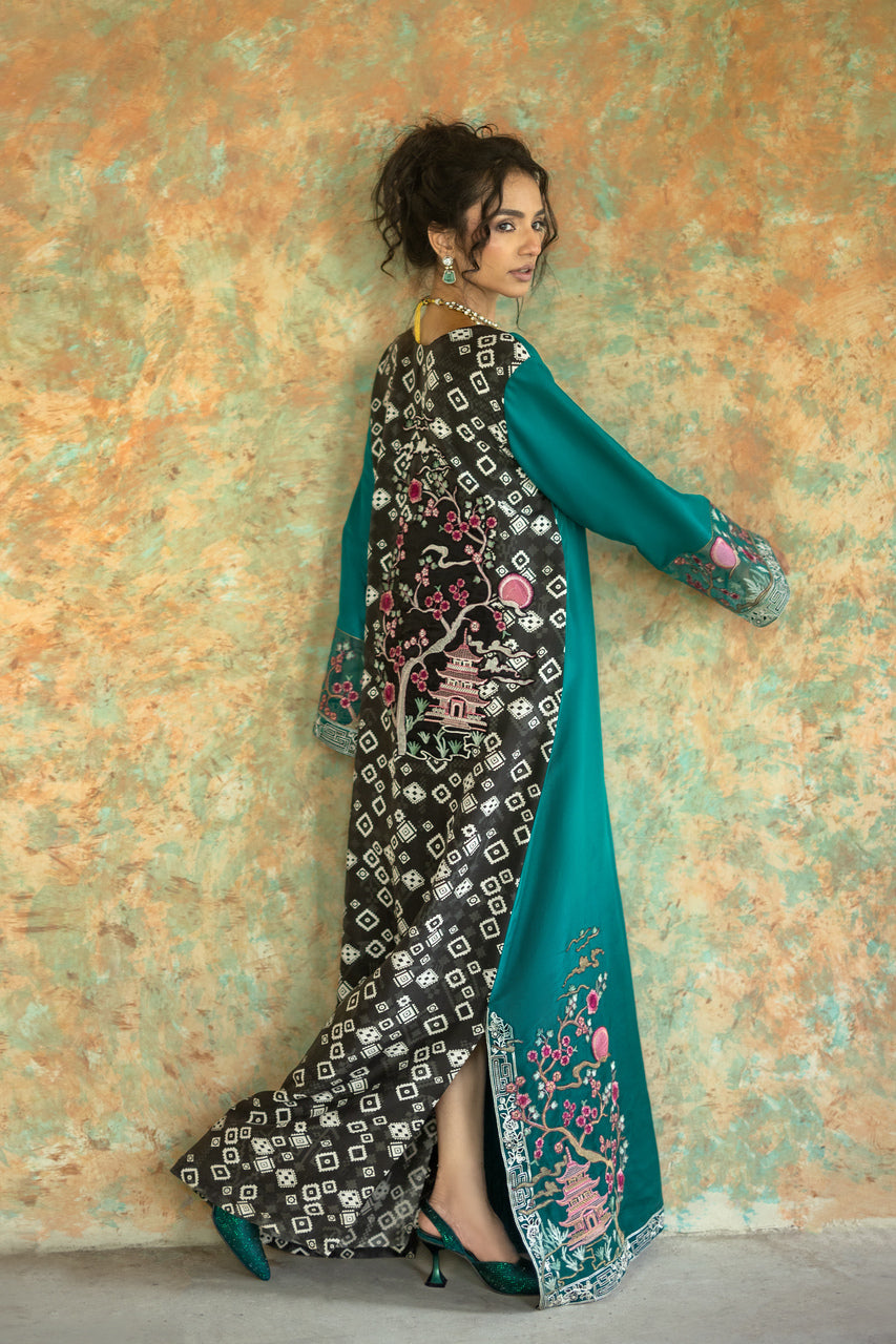 Zainab Chottani | Summer Edition 26 | Jade Muse Kaftan, image 3