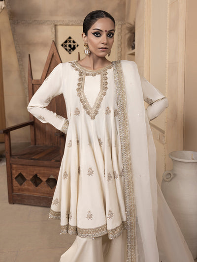 Hem Stitch | Raw Silk Edit 25 | Jahanara -  Hemstitch Ladies Clothes - Original Designer Dress - House of Maryam