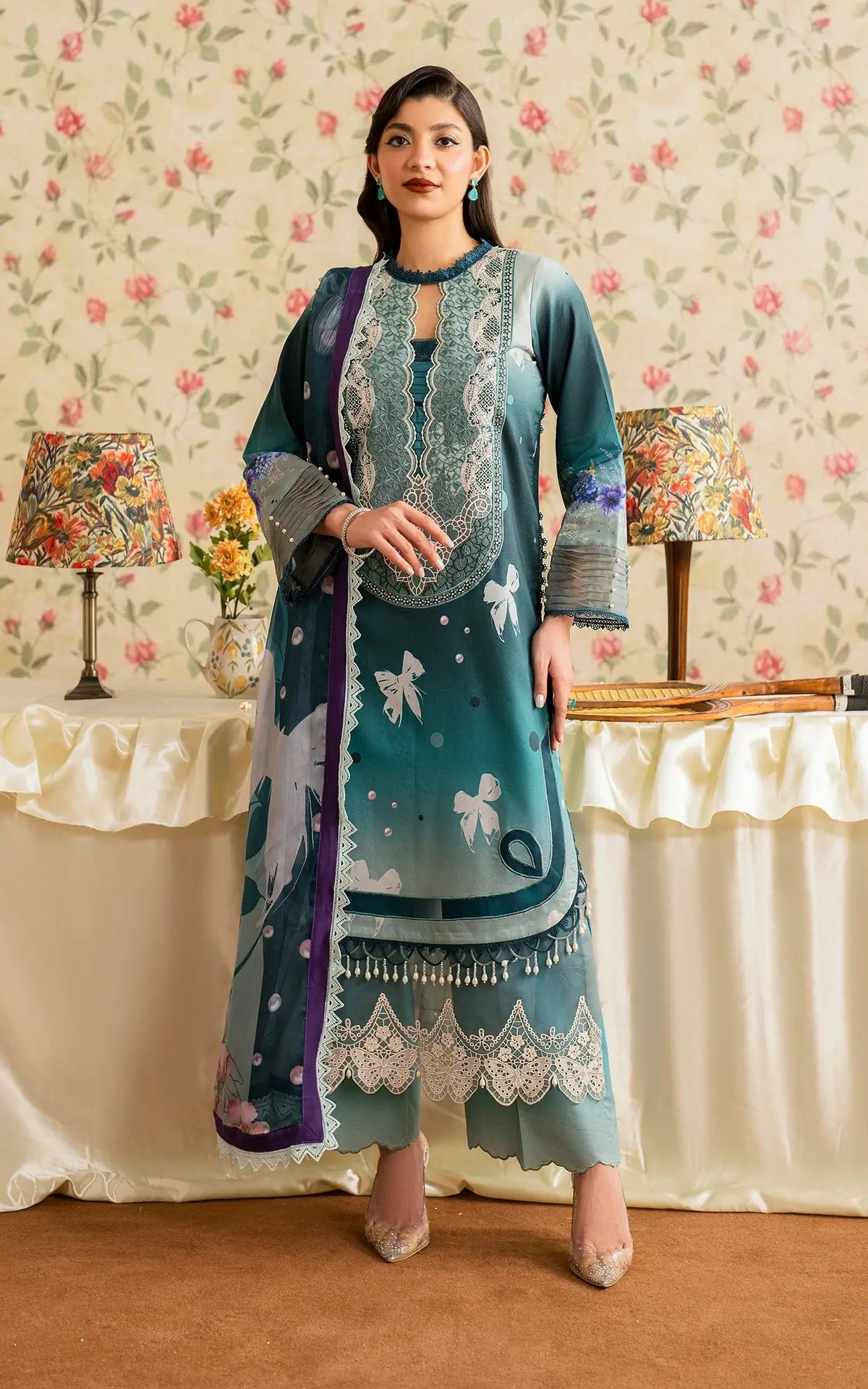 Asifa and Nabeel | Meraki Vintage 25 | Jal (MVL25-09) -  Asifa and Nabeel Ladies Clothes - Original Designer Dress - House of Maryam