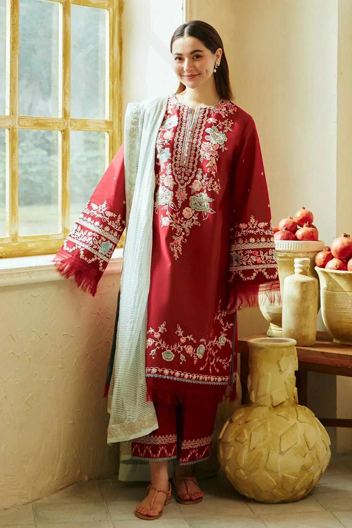 Zara Shahjahan | Coco Lawn 24 | JANAAN-7A -  Zara Shahjahan Luxury - Original Designer Dress - House of Maryam