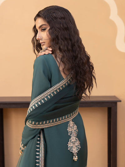 Hem Stitch | Raw Silk Edit 25 | Jasmine -  Hemstitch Ladies Clothes - Original Designer Dress - House of Maryam