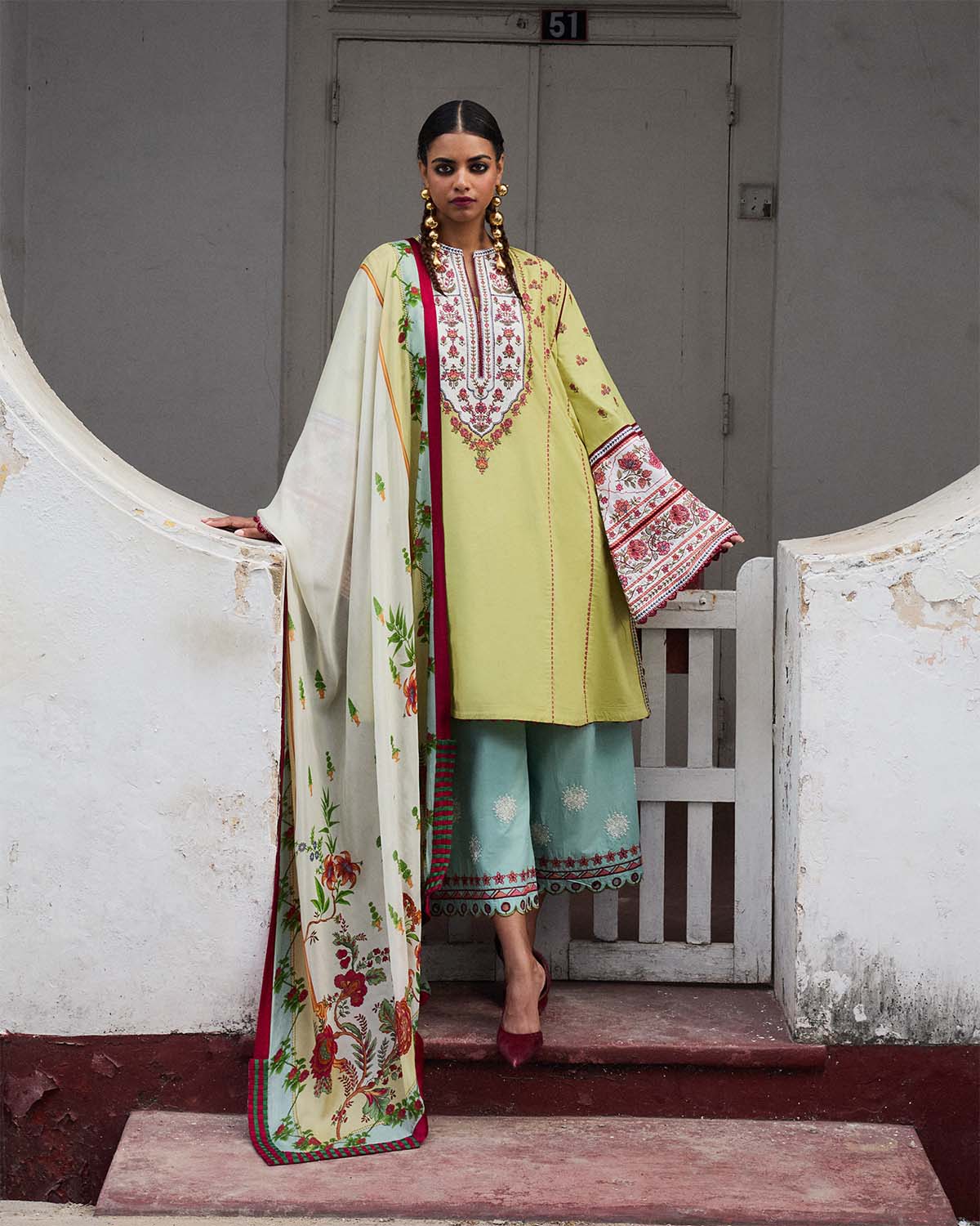 Jugnu | SS 25 | Siran -  Jugnu Ladies Clothes - Original Designer Dress - House of Maryam