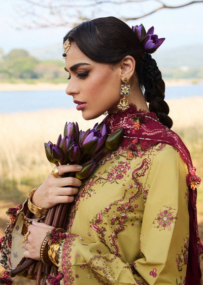 Hussain Rehar | Luxury Lawn 25 | Minted -  Hussain Rehar Ladies Clothes - Original Designer Dress - House of Maryam