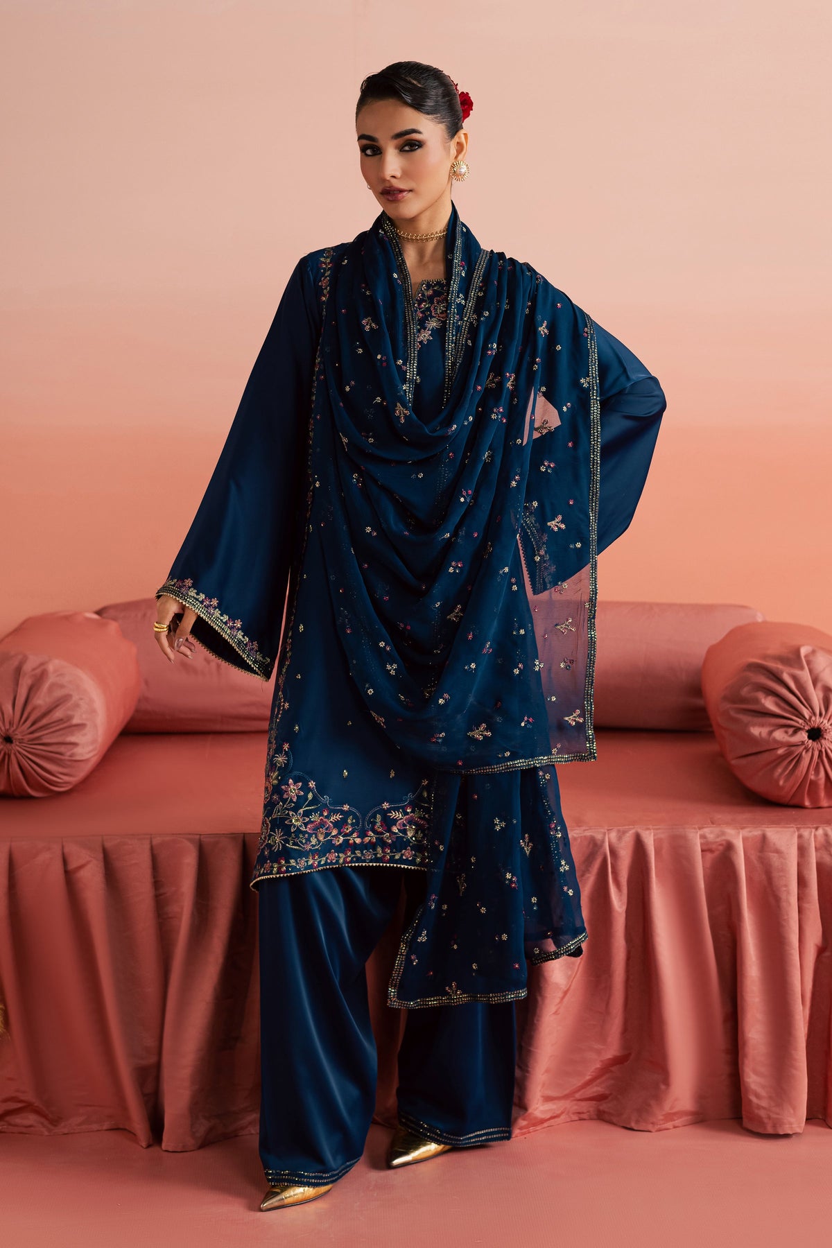 Batik | Gulmohar Festive Eid Edit 26' | Juliana 3Pc, image 7