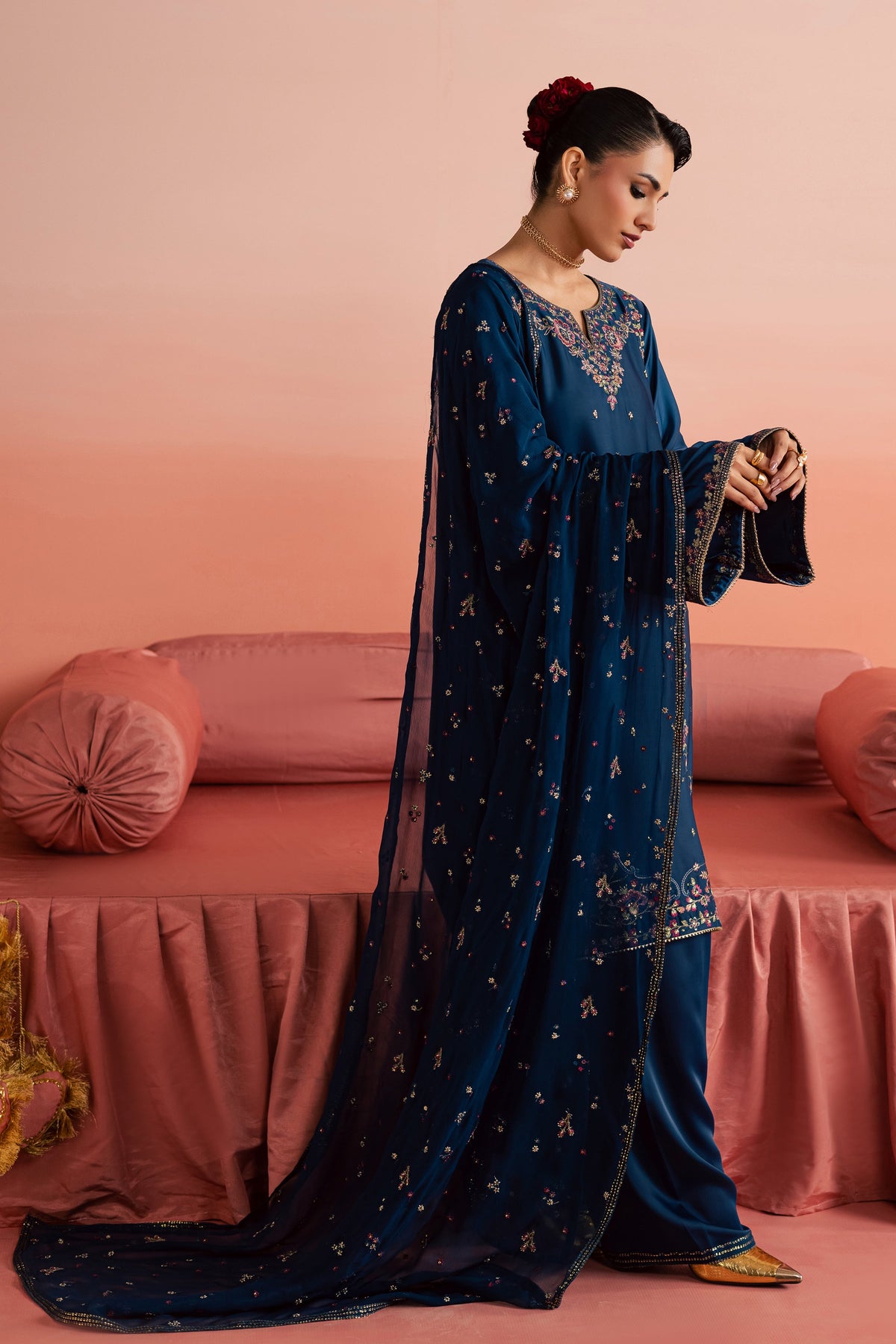 Batik | Gulmohar Festive Eid Edit 26' | Juliana 3Pc, image 6