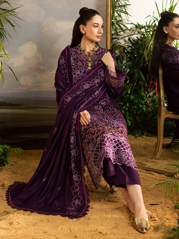 Mahnur | Kaia Slub Linen 25 | K - 01 | 3 PC LINEN-3
