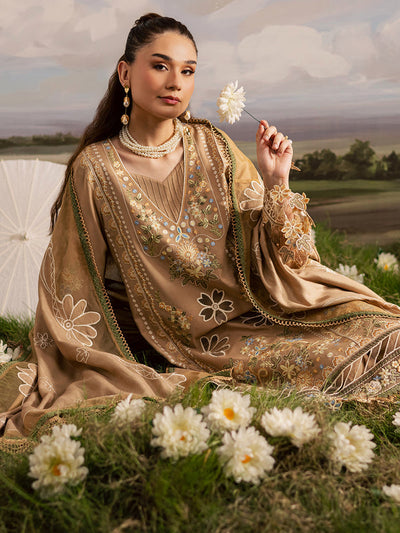 Mahnur | Kaia Slub Linen 25 | K - 04 | 3 PC LINEN