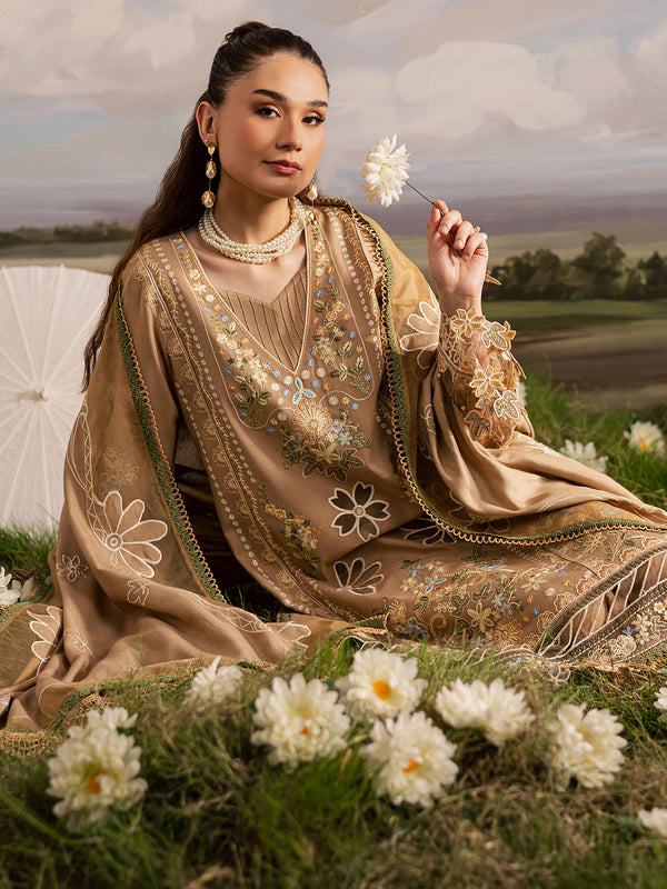 Mahnur | Kaia Slub Linen 25 | K - 04 | 3 PC LINEN-3
