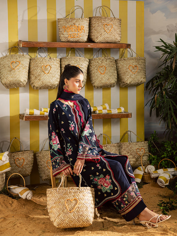 Mahnur | Kaia Slub Linen 25 | K - 06 | 3 PC LINEN-3