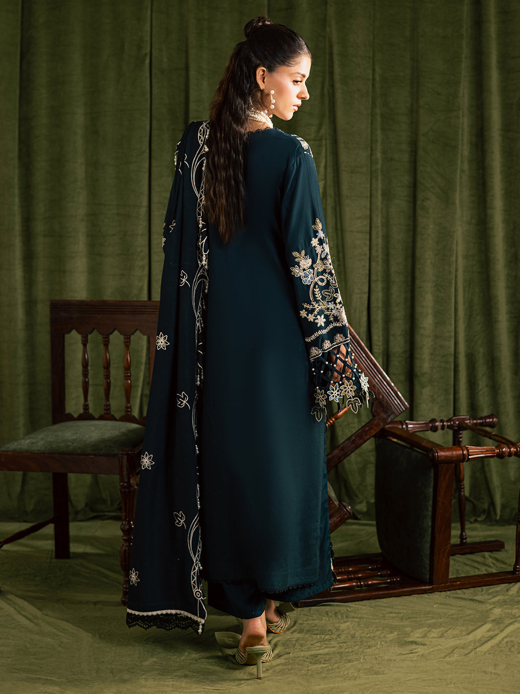 Mahnur | Kaia Slub Linen 25 | K - 07 | 3 PC LINEN-2