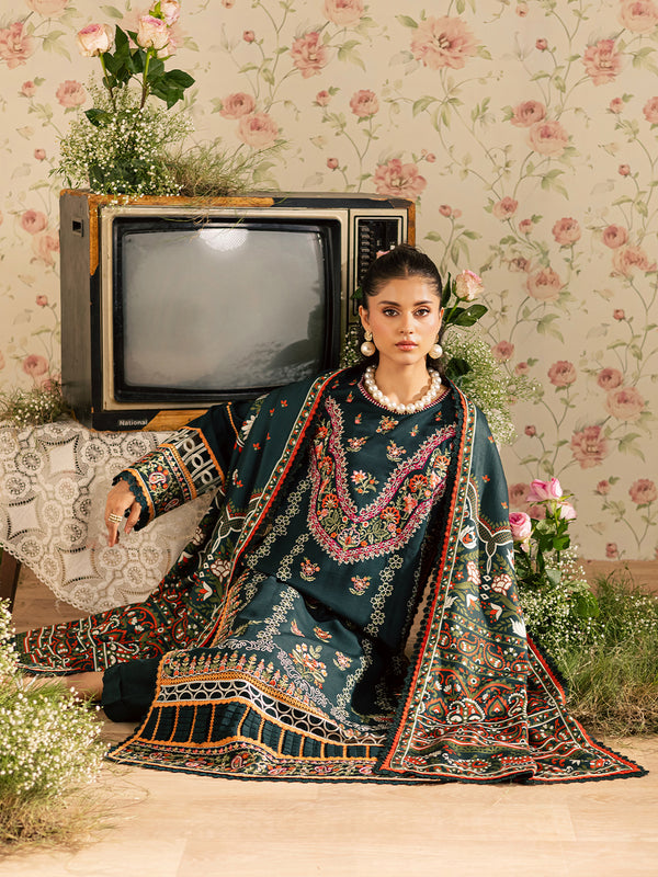 Mahnur | Kaia Slub Linen 25 | K - 08 | 3 PC LINEN-3