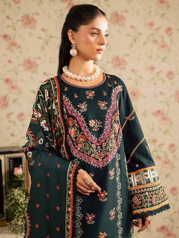 Mahnur | Kaia Slub Linen 25 | K - 08 | 3 PC LINEN-4