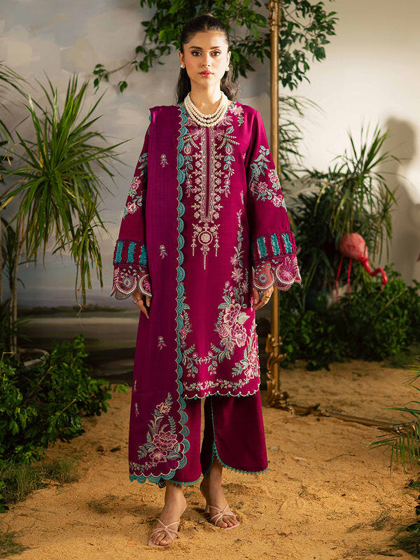 Mahnur | Kaia Slub Linen 25 | K - 09 | 3 PC LINEN