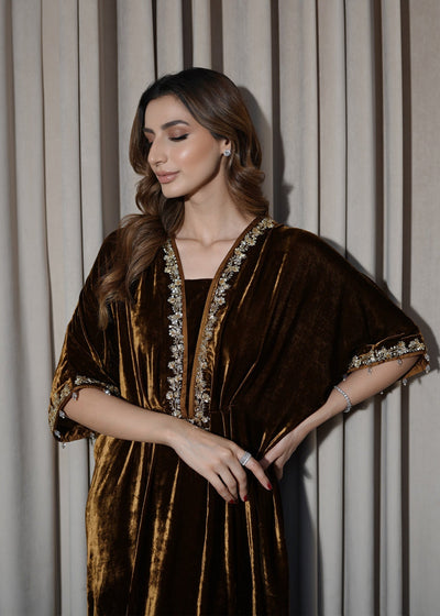Mahum Asad | Voila Velvets | Topaz -  Mahum Asad Ladies Clothes - Original Designer Dress - House of Maryam