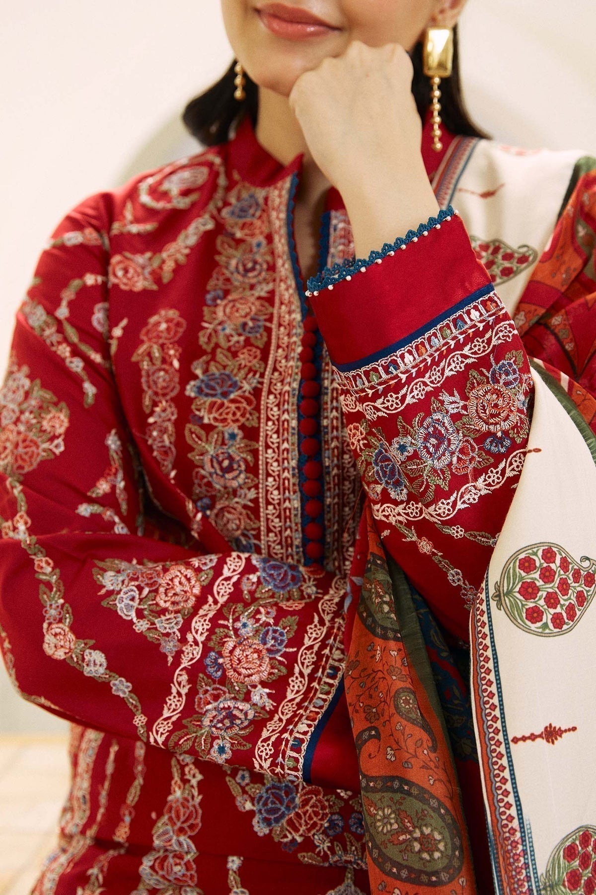 Zara Shahjahan | Coco Lawn Eid Edit 24 | KASHMIR KALI-D3 -  Zara Shahjahan Luxury - Original Designer Dress - House of Maryam