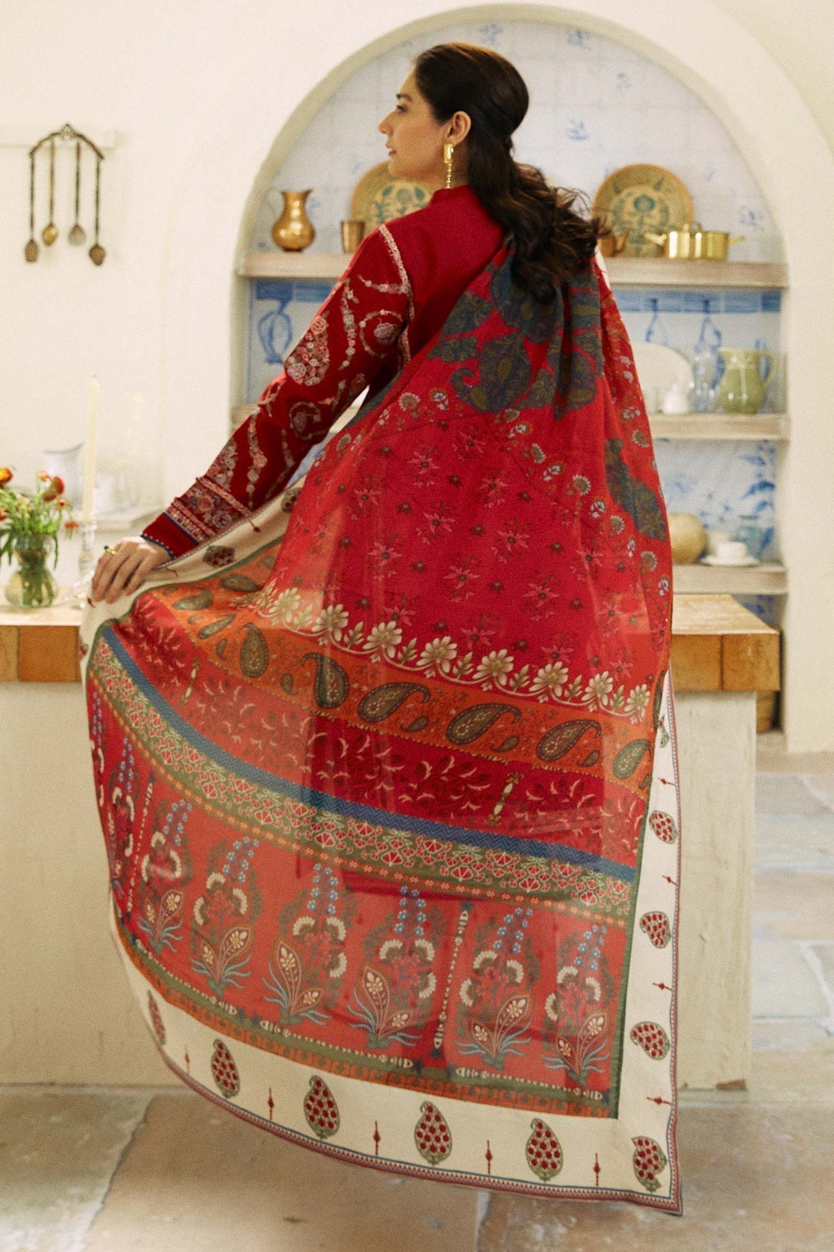 Zara Shahjahan | Coco Lawn Eid Edit 24 | KASHMIR KALI-D3 -  Zara Shahjahan Luxury - Original Designer Dress - House of Maryam