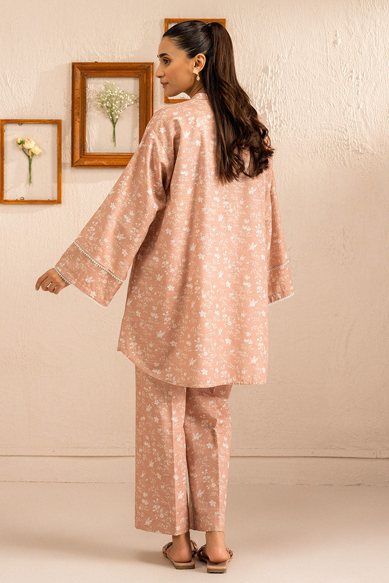 Cross Stitch | Basic Pret | Pink Tea-2 PC (Shirt & Trouser), image 8