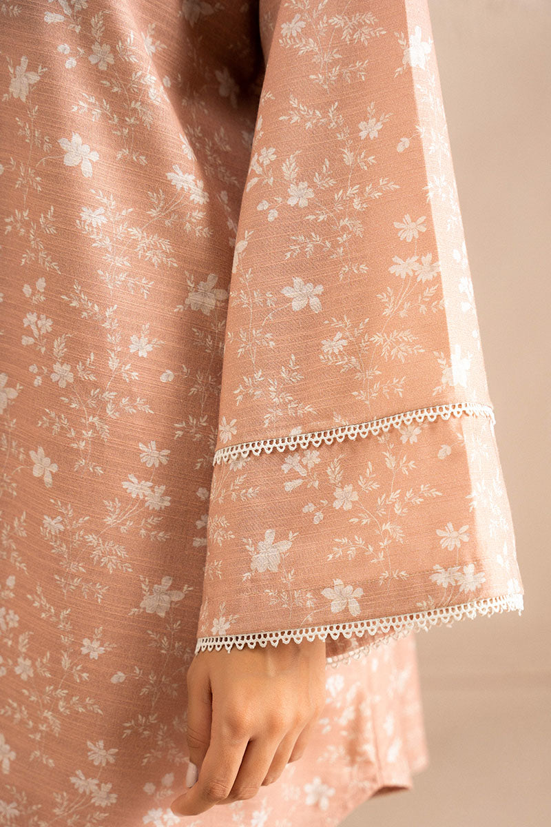 Cross Stitch | Basic Pret | Pink Tea-2 PC (Shirt & Trouser), image 2