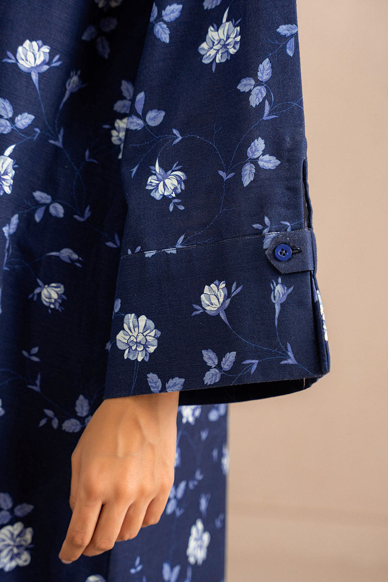 Cross Stitch | Basic Pret | Blue Dust-2 PC (Shirt & Trouser)-2
