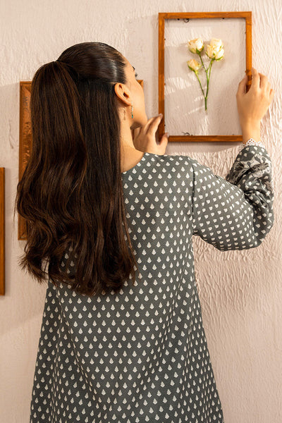 Cross Stitch | Basic Pret | Grey Allure-2 PC (Shirt & Trouser)