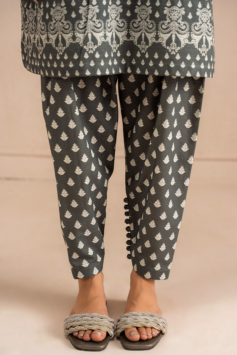 Cross Stitch | Basic Pret | Grey Allure-2 PC (Shirt & Trouser), image 3