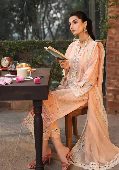 Kahf Premium | Festive Lawn 24 | KFL-11 MAAHRU -  Kahf Premium Luxury - Original Designer Dress - House of Maryam