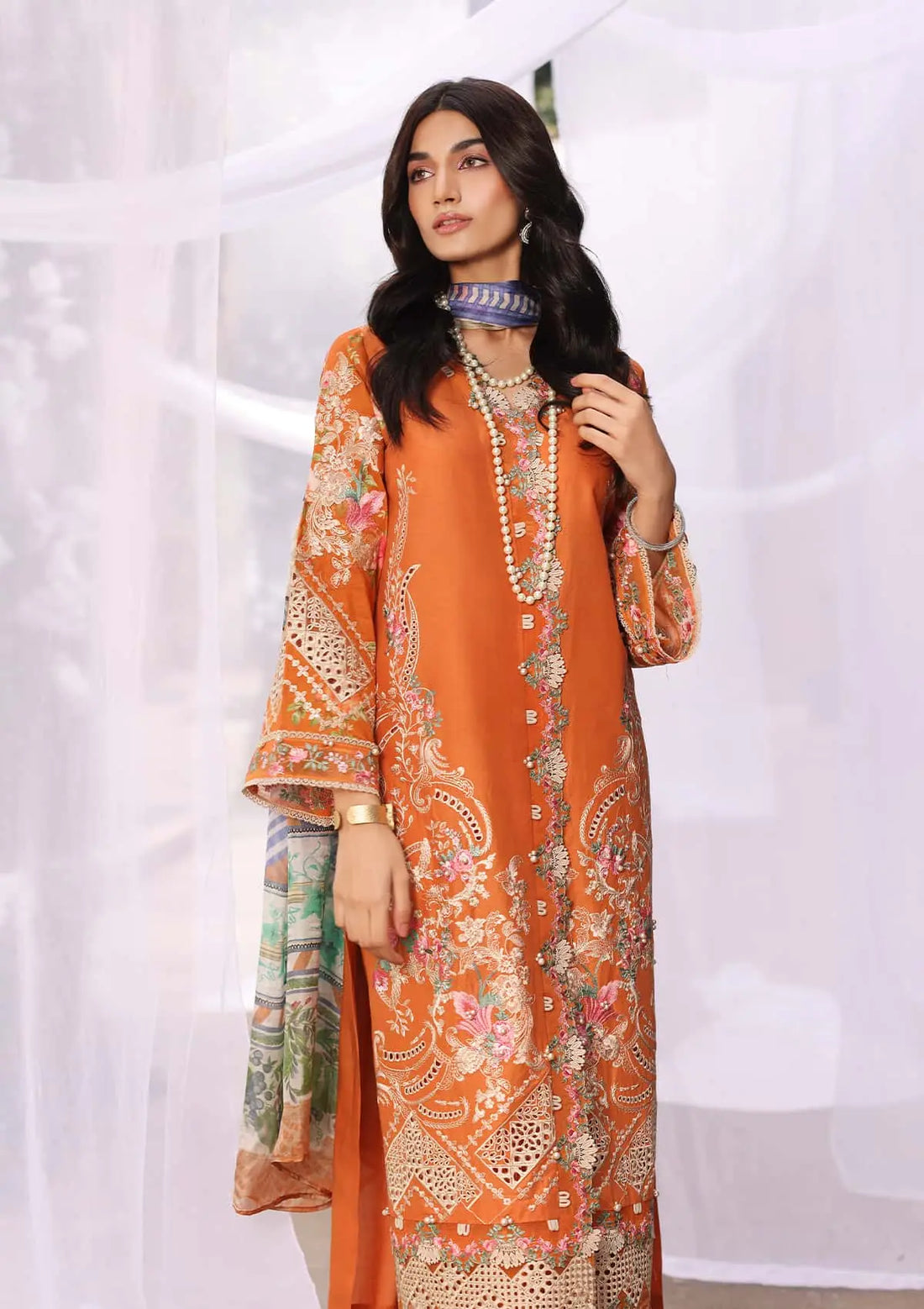 Kahf Premium | Festive Lawn 24 | KFL-10 MAYA by Designer Khaf Premium - House of Maryam - Pakistani Designer Ethnic Wear in {{ shop.shopifyCountryName }}