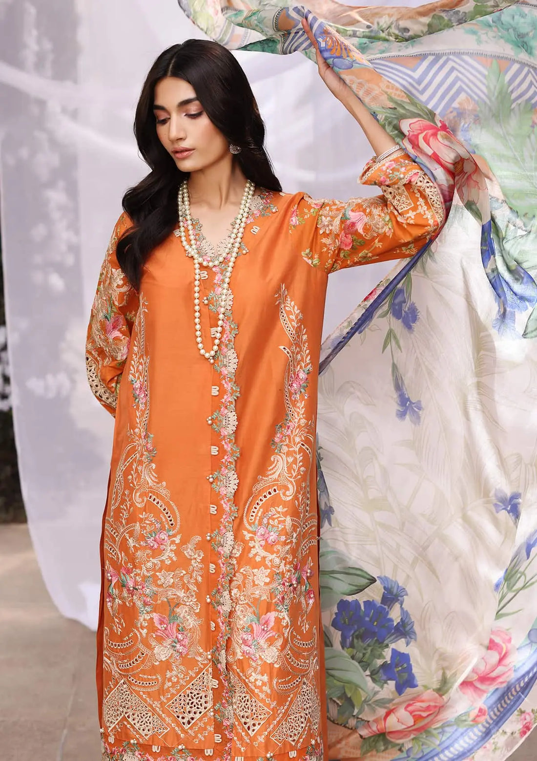 Kahf Premium | Festive Lawn 24 | KFL-10 MAYA -  Khaf Premium Luxury - Original Designer Dress - House of Maryam