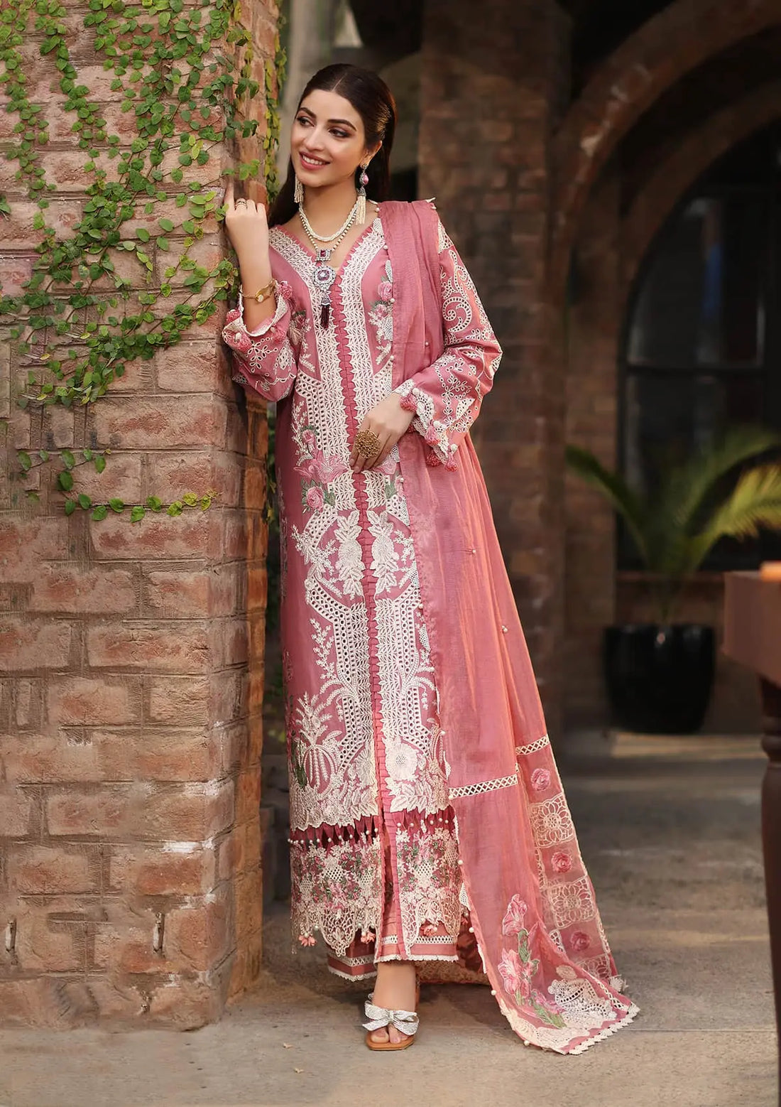 Kahf Premium | Festive Lawn 24 | KFL-13 ZEB -  Kahf Premium Luxury - Original Designer Dress - House of Maryam