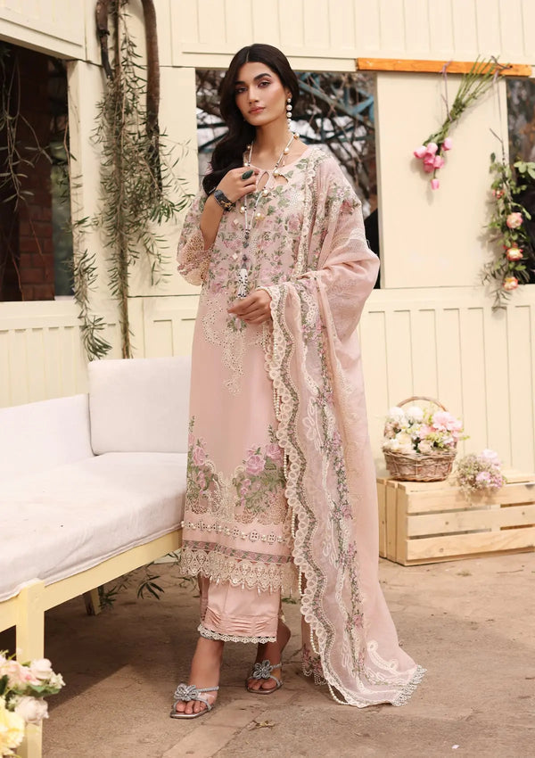 Kahf Premium | Festive Lawn 24 | KFL-09B NORA by Designer Kahf Premium - House of Maryam - Pakistani Designer Ethnic Wear in {{ shop.shopifyCountryName }}