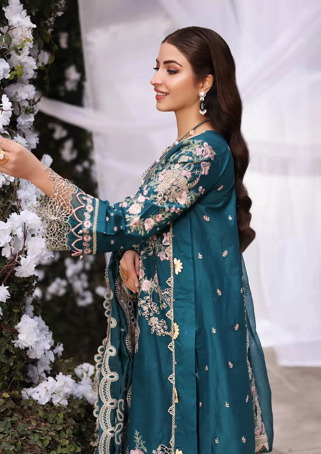 Kahf Premium | Festive Lawn 24 | KFL-09A BANO -  Kahf Premium Luxury - Original Designer Dress - House of Maryam