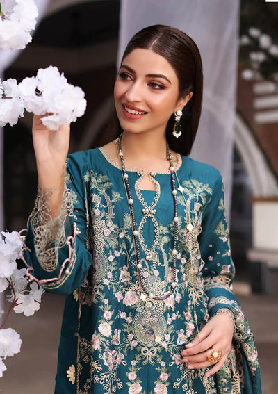 Kahf Premium | Festive Lawn 24 | KFL-09A BANO -  Kahf Premium Luxury - Original Designer Dress - House of Maryam