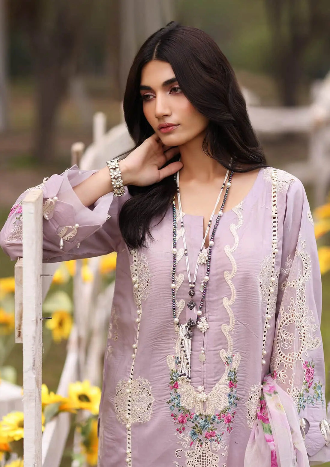 Kahf Premium | Festive Lawn 24 | KFL-08B ELAYA -  Khaf Premium Luxury - Original Designer Dress - House of Maryam
