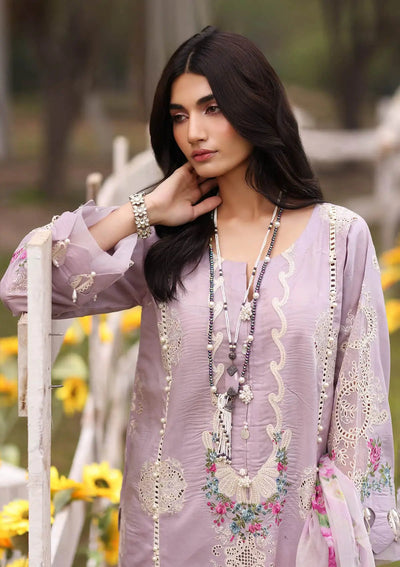 Kahf Premium | Festive Lawn 24 | KFL-08B ELAYA -  Khaf Premium Luxury - Original Designer Dress - House of Maryam