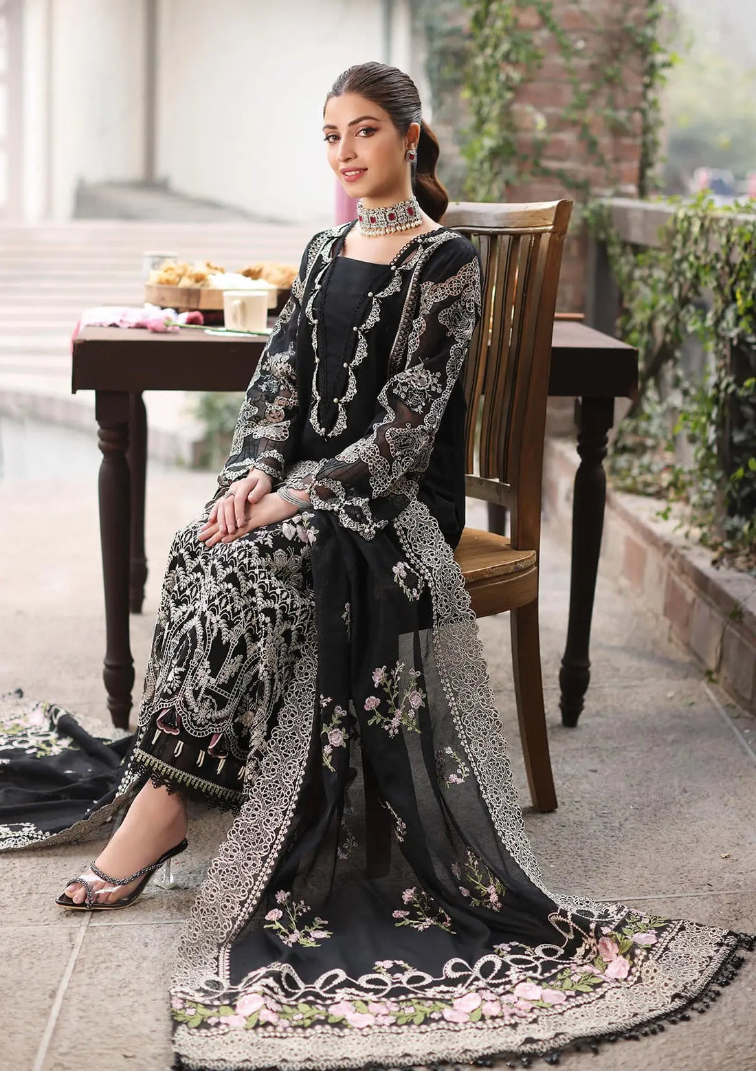 Kahf Premium | Festive Lawn 24 | KFL-06 NOOR by Designer Kahf Premium - House of Maryam - Pakistani Designer Ethnic Wear in {{ shop.shopifyCountryName }}