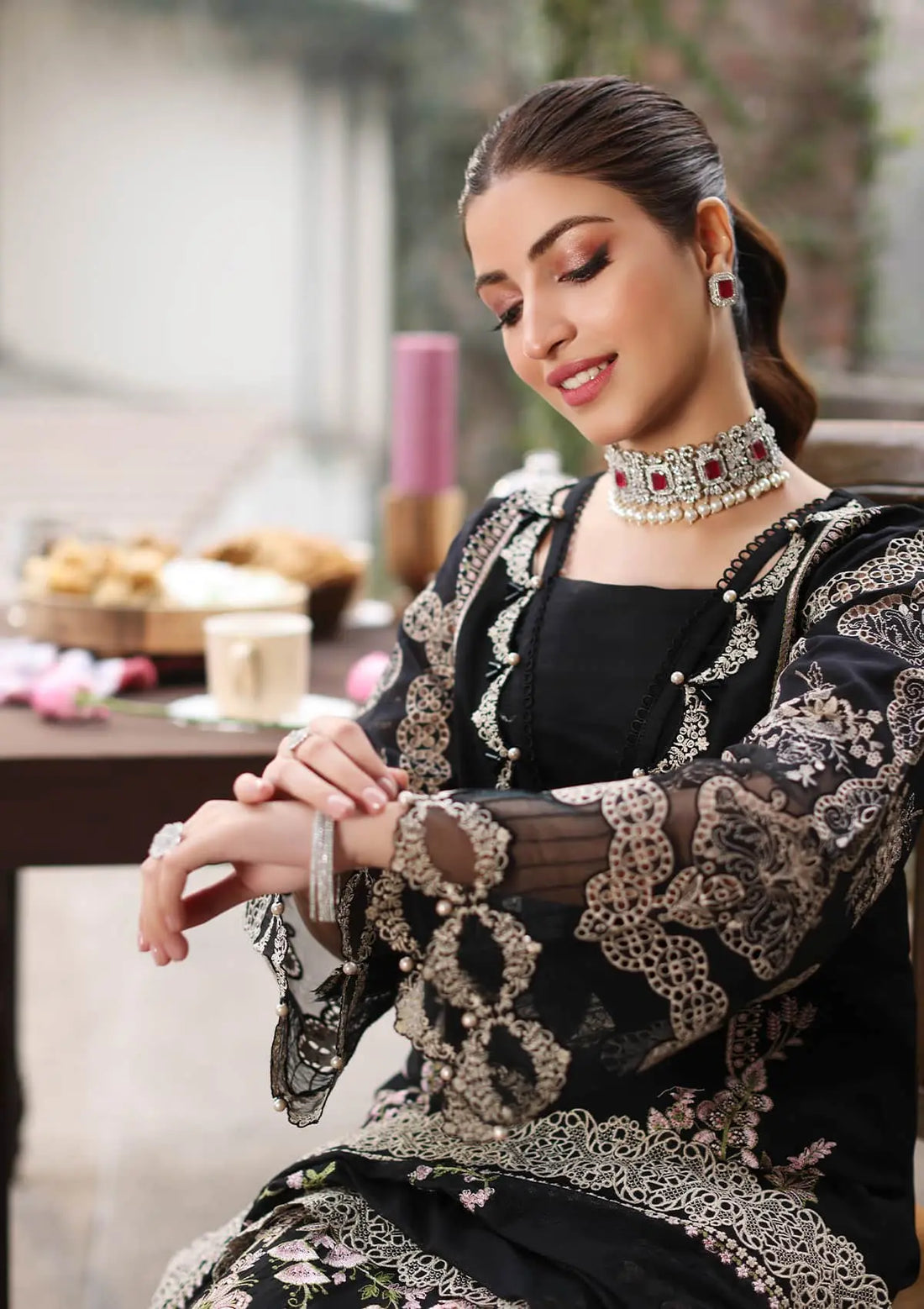 Kahf Premium | Festive Lawn 24 | KFL-06 NOOR -  Kahf Premium Luxury - Original Designer Dress - House of Maryam